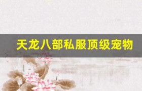 天龙八部私服顶级宠物养成攻略：7 技能变异龙龟，战力直接翻倍！