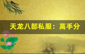 天龙八部私服：高手分享的 PK 连招技巧，让你战无不胜